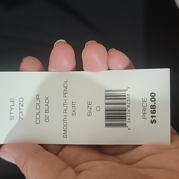 NEW French Connection Classic Ruth Pencil Skirt, Size 0, Black with tags - Picture 5 of 14